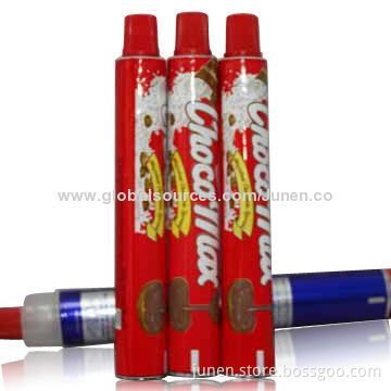 Food tube with symmetrical inner coating